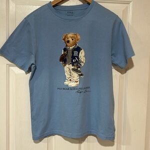 Polo Ralph Lauren Boys Football Bear Tee Shirt